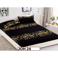 Husa de Pat din Finet + 2 Fete de Perne - Saltea 180x200 - Pat 2 Persoane - JOH 24