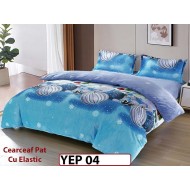 Lenjerie De Pat Cocolino 2 Persoane CU ELASTIC 4 piese - YEP 04