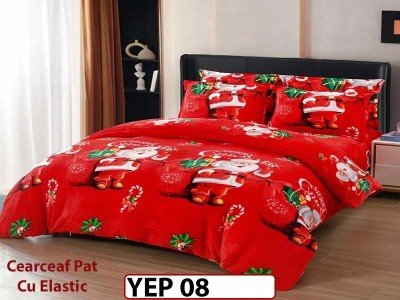 Lenjerie De Pat Cocolino 2 Persoane CU ELASTIC 4 piese - YEP 08