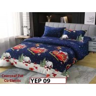 Lenjerie De Pat Cocolino 2 Persoane CU ELASTIC 4 piese - YEP 09