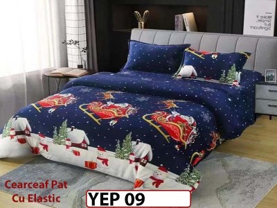 Lenjerie De Pat Cocolino 2 Persoane CU ELASTIC 4 piese - YEP 09