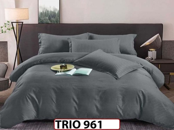 Lenjerie din damasc finetat 6 piese - TRIO 961 Lenjerie din damasc finetat 6 piese - TRIO 961