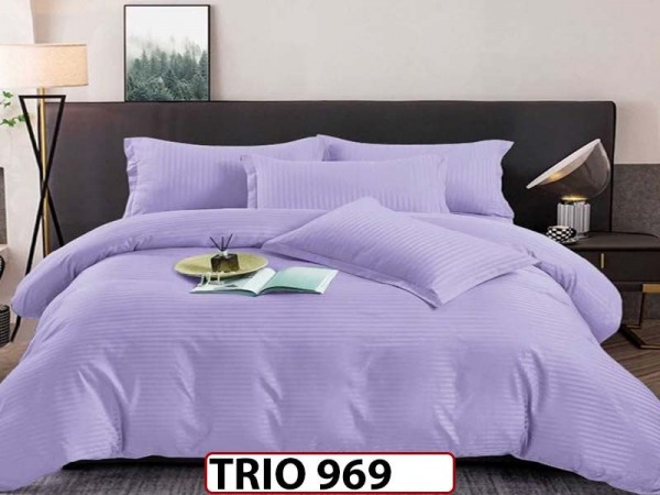Lenjerie din damasc finetat 6 piese - TRIO 969 Lenjerie din damasc finetat 6 piese - TRIO 969
