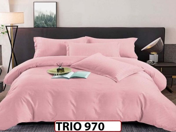 Lenjerie din damasc finetat 6 piese - TRIO 970 Lenjerie din damasc finetat 6 piese - TRIO 970