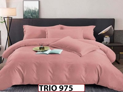 Lenjerie din  damasc finetat  6 piese  - TRIO 975 Lenjerie din  damasc finetat  6 piese  - TRIO 975