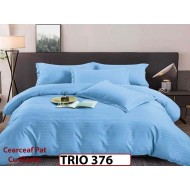 Lenjerie din damasc finetat  4 piese cearceaf cu elastic - TRIO376