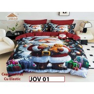 Lenjerie 5D din Finet 6 piese cu Elastic - JOV 01