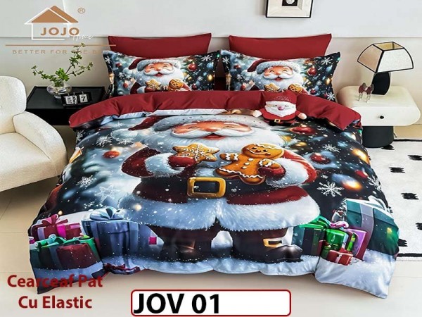 Lenjerie 5D din Finet 6 piese cu Elastic - JOV 01 Lenjerie 5D din Finet 6 piese cu Elastic - JOV 01