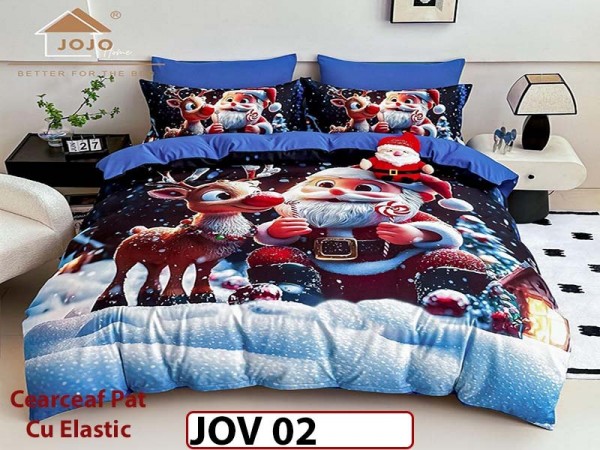 Lenjerie 5D din Finet 6 piese cu Elastic - JOV 02 Lenjerie 5D din Finet 6 piese cu Elastic - JOV 02