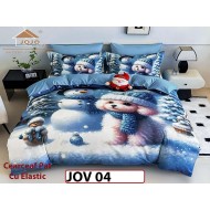 Lenjerie 5D din Finet 6 piese cu Elastic - JOV 04