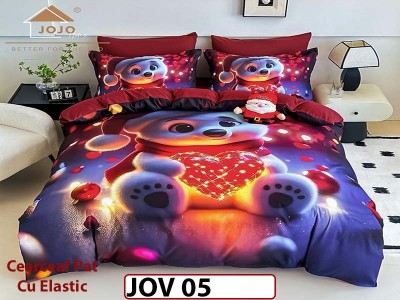 Lenjerie 5D din Finet 6 piese cu Elastic - JOV 05 Lenjerie 5D din Finet 6 piese cu Elastic - JOV 05