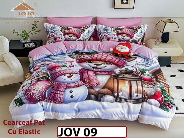 Lenjerie 5D din Finet 6 piese cu Elastic - JOV 09 Lenjerie 5D din Finet 6 piese cu Elastic - JOV 09