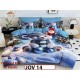 Lenjerie 5D din Finet 6 piese cu Elastic - JOV 14 Lenjerie 5D din Finet 6 piese cu Elastic - JOV 14