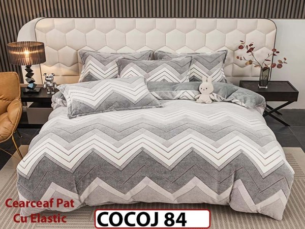 Lenjerie De Pat COCOLINO cu Elastic 4 piese - COCOJ84 Lenjerie De Pat COCOLINO cu Elastic 4 piese - COCOJ84