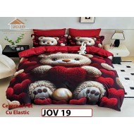 Lenjerie 5D din Finet 6 piese cu Elastic - JOV 19