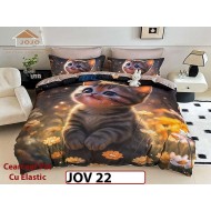 Lenjerie 5D din Finet 6 piese cu Elastic - JOV 22