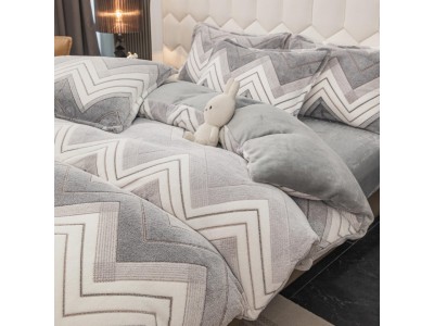 Lenjerie De Pat COCOLINO  cu Elastic 4 piese - COCOJ84 Lenjerie De Pat COCOLINO  cu Elastic 4 piese - COCOJ84