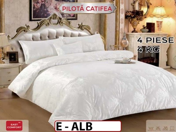 Pilota din Catifea cu 4 Piese - E ALB Pilota din Catifea cu 4 Piese - E ALB