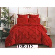 Lenjerie din finet  6 piese cu pliuri - TRIO 210