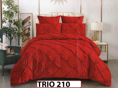 Lenjerie din finet  6 piese cu pliuri - TRIO 210