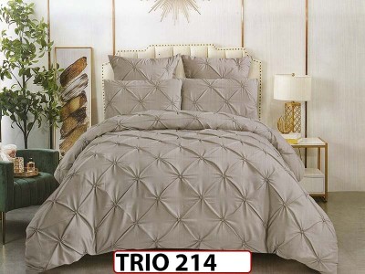 Lenjerie din finet  6 piese cu pliuri - TRIO 214 Lenjerie din finet  6 piese cu pliuri - TRIO 214