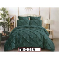 Lenjerie din finet  6 piese cu pliuri - TRIO 219