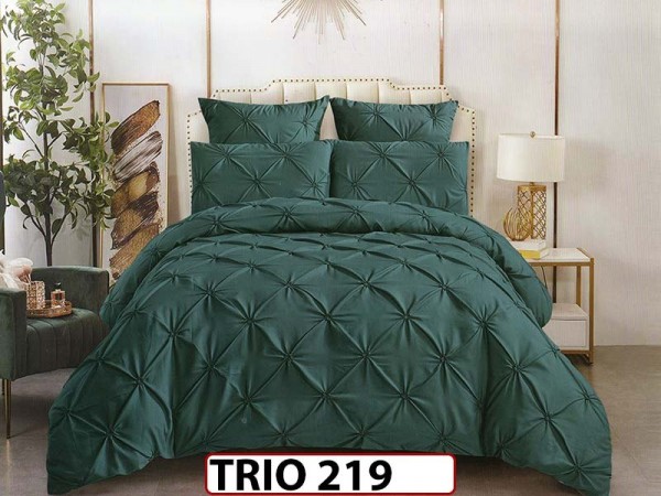 Lenjerie din finet  6 piese cu pliuri - TRIO 219 Lenjerie din finet  6 piese cu pliuri - TRIO 219