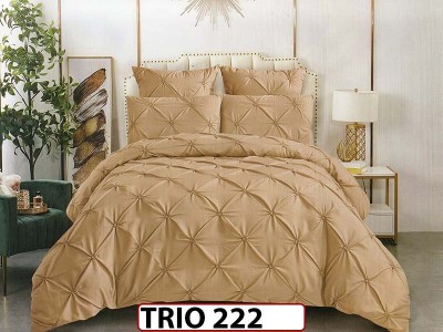 Lenjerie din finet  6 piese cu pliuri - TRIO 222 Lenjerie din finet  6 piese cu pliuri - TRIO 222