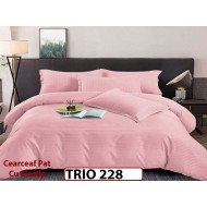 Lenjerie din damasc finetat  6 piese cearceaf cu elastic - TRIO 228