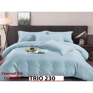 Lenjerie din damasc finetat  6 piese cearceaf cu elastic - TRIO 230