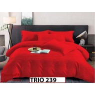 Lenjerie din damasc finetat  6 piese cearceaf cu elastic - TRIO 239