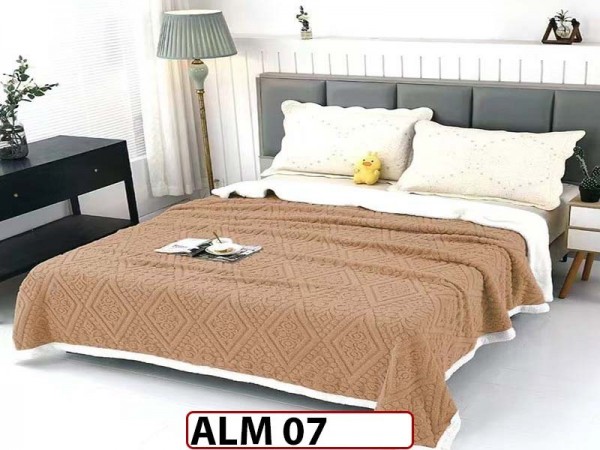 Patura Pufoasa Cocolino cu Blanita pentru pat dublu ALM 07