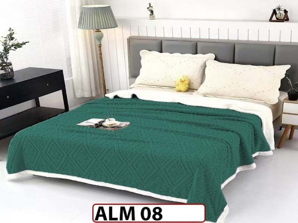 Patura Pufoasa Cocolino cu Blanita pentru pat dublu ALM 08