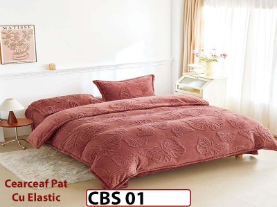 Lenjerie De Pat COCOLINO  cu Elastic 4 piese - CBS 01 Lenjerie De Pat COCOLINO  cu Elastic 4 piese - CBS 01