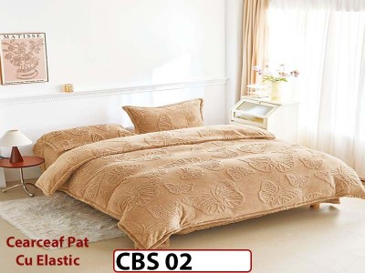 Lenjerie De Pat COCOLINO  cu Elastic 4 piese - CBS 02 Lenjerie De Pat COCOLINO  cu Elastic 4 piese - CBS 02