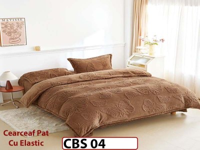 Lenjerie De Pat COCOLINO  cu Elastic 4 piese - CBS 04 Lenjerie De Pat COCOLINO  cu Elastic 4 piese - CBS 04