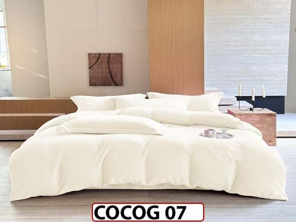 Lenjerie De Pat Cocolino de 2 Persoane cu 4 piese - COCOG 07 Lenjerie De Pat Cocolino de 2 Persoane cu 4 piese - COCOG 07