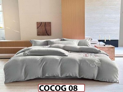 Lenjerie De Pat Cocolino de 2 Persoane cu 4 piese - COCOG 08 Lenjerie De Pat Cocolino de 2 Persoane cu 4 piese - COCOG 08
