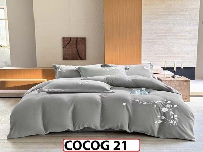 Lenjerie De Pat Cocolino de 2 Persoane cu 4 piese - COCOG 21 Lenjerie De Pat Cocolino de 2 Persoane cu 4 piese - COCOG 21
