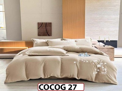 Lenjerie De Pat Cocolino de 2 Persoane cu 4 piese - COCOG 27 Lenjerie De Pat Cocolino de 2 Persoane cu 4 piese - COCOG 27