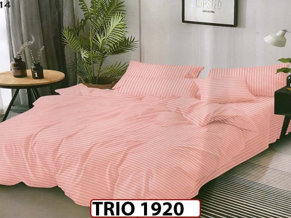 Lenjerie din  damasc finetat  6 piese  - TRIO 1920 Lenjerie din  damasc finetat  6 piese  - TRIO 1920