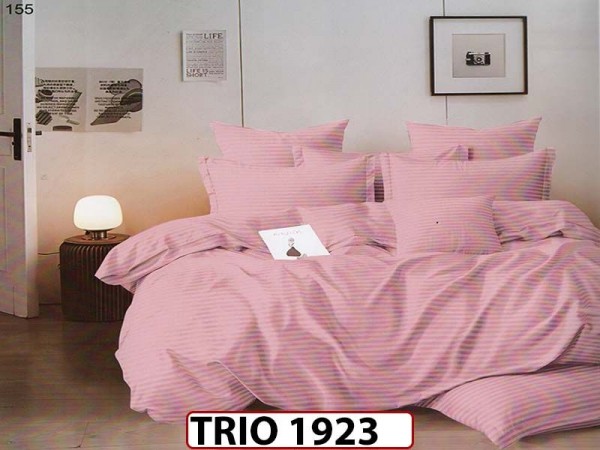 Lenjerie din  damasc finetat  6 piese  - TRIO 1923 Lenjerie din  damasc finetat  6 piese  - TRIO 1923