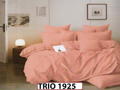 Lenjerie din  damasc finetat  6 piese  - TRIO 1925 Lenjerie din  damasc finetat  6 piese  - TRIO 1925