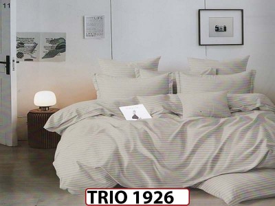 Lenjerie din  damasc finetat  6 piese  - TRIO 1926 Lenjerie din  damasc finetat  6 piese  - TRIO 1926