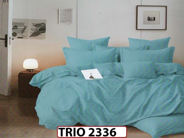 Lenjerie din  damasc finetat  6 piese  - TRIO 2336 Lenjerie din  damasc finetat  6 piese  - TRIO 2336