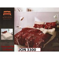 Lenjerie din finet  6 piese cearceaf cu elastic - JON 3300