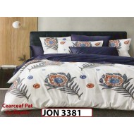 Lenjerie din finet  6 piese cearceaf cu elastic - JON 3381