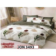 Lenjerie din finet  6 piese cearceaf cu elastic - JON 3493