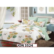 Lenjerie din finet  6 piese cearceaf cu elastic - JON 3524