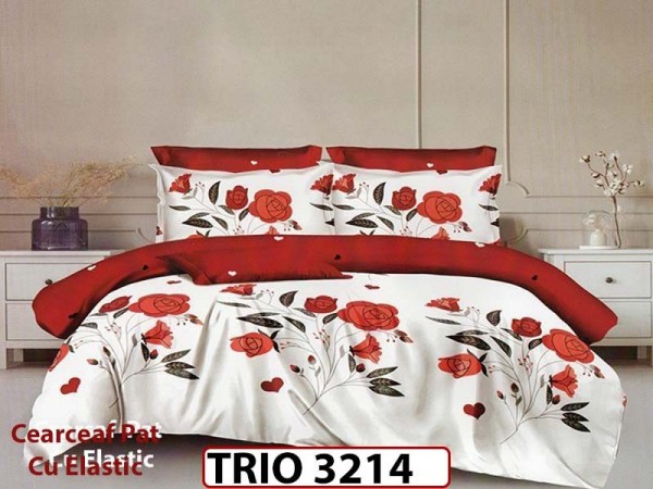 Lenjerie din finet 6 piese cu elastic - TRIO3214 Lenjerie din finet 6 piese cu elastic - TRIO3214